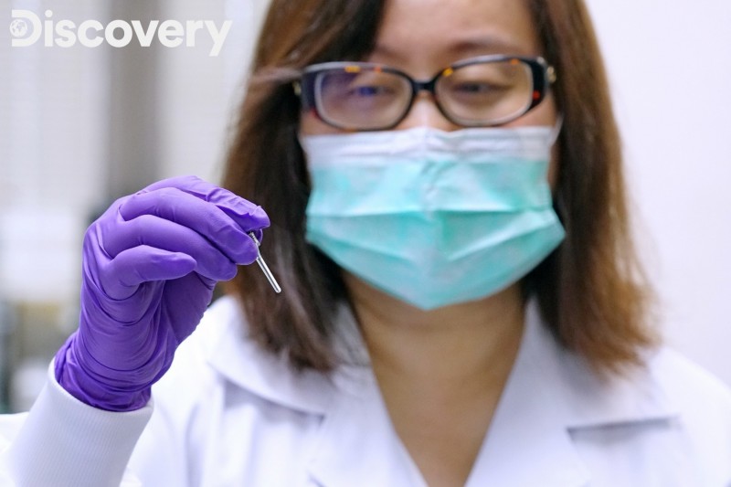 疫開罐將結合流感病毒與新冠病毒檢測，透過一次快篩，即可在第一時間判斷雙病毒感染情形。（Discovery提供）