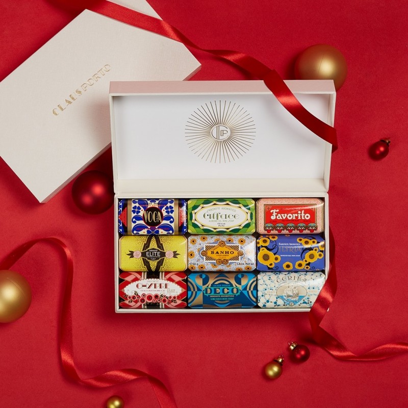 CLAUS PORTO里斯本頌歌皇家迷你香氛皂禮盒組9x50g，特價2,270元。（DAVID &amp; MAISIE提供）