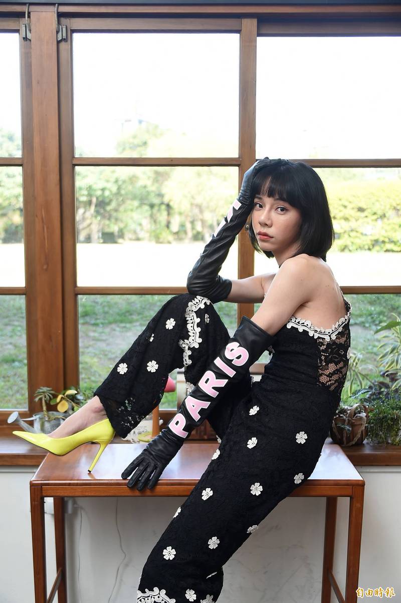 Kiwebaby說沒想過要演真的女性角色。(記者胡舜翔攝)