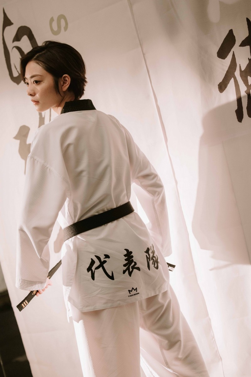 孫譓檸曾是仁川亞運跆拳道銅牌國手，她為《親愛的天王星》再穿道服。（繽紛紛提供）