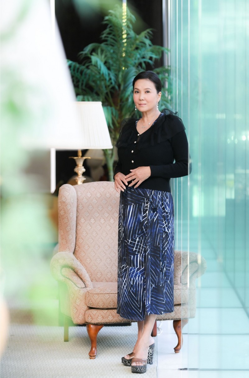 丁國琳自認臉皮比城牆還厚，不在意網友留言。（三立提供）