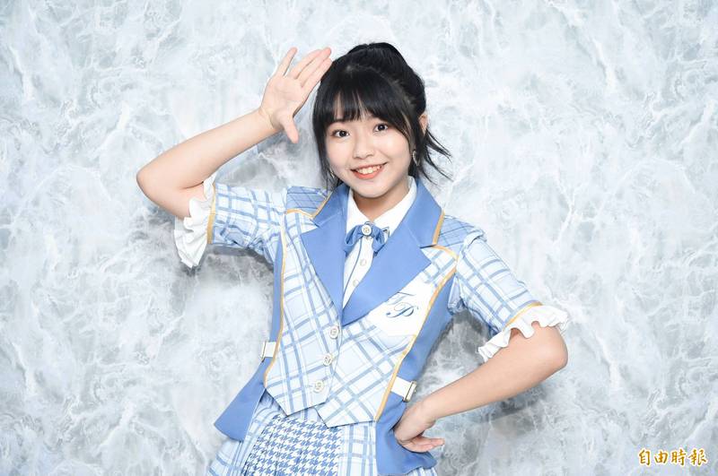 王逸嘉首次入選參與錄音。（記者陳逸寬攝）