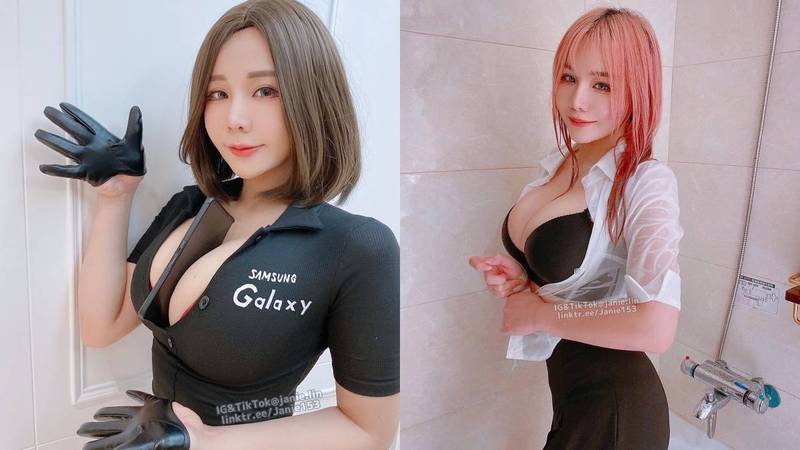 辣到包不住！F奶網紅「飛彈級兇器險彈出」 萬人看傻：放過釦子吧 - 自由娛樂