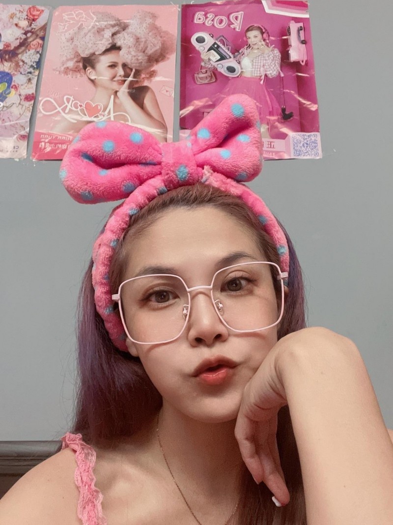 DJ圓圓正在家裡隔離。（圓圓提供）