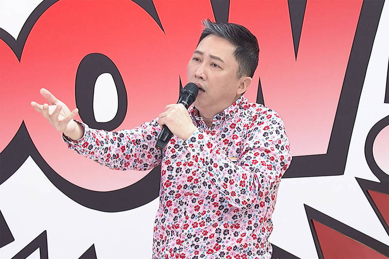 趙正平認為自己是優質男性代表。（中天綜合台提供）