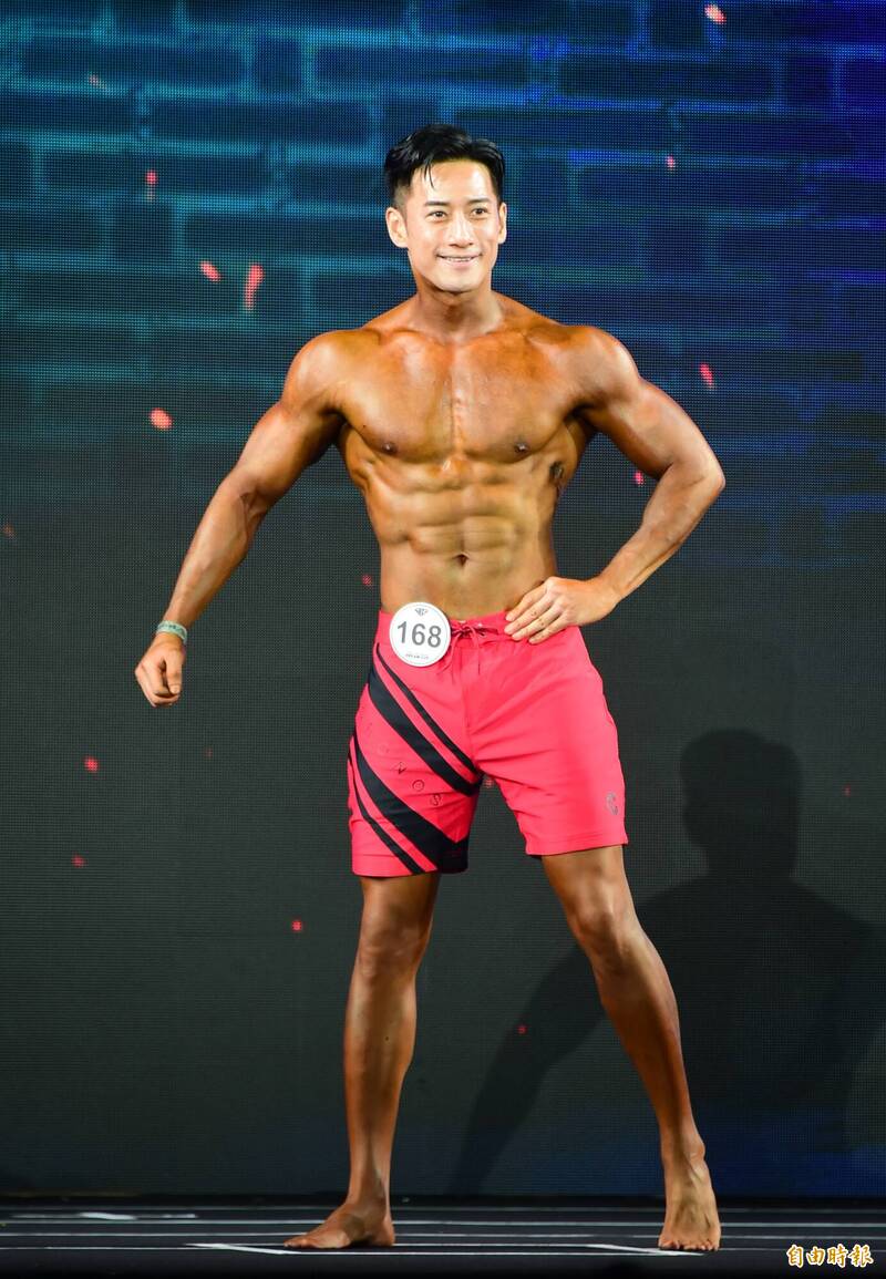 周孝安說，既然答應報名，就不想丟臉。（記者胡舜翔攝）