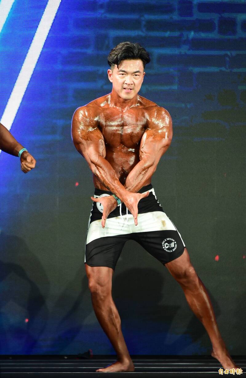 李沛旭是新人178組第三名，健體公開178組第六名。（記者胡舜翔攝）