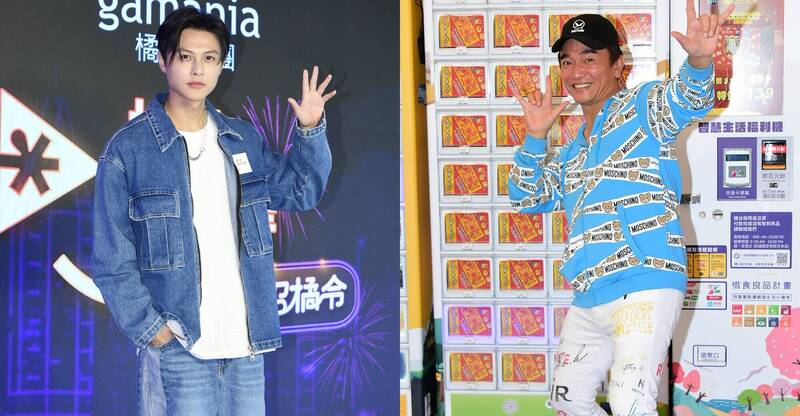 吳宗憲（右）、王子（左）。（資料照）