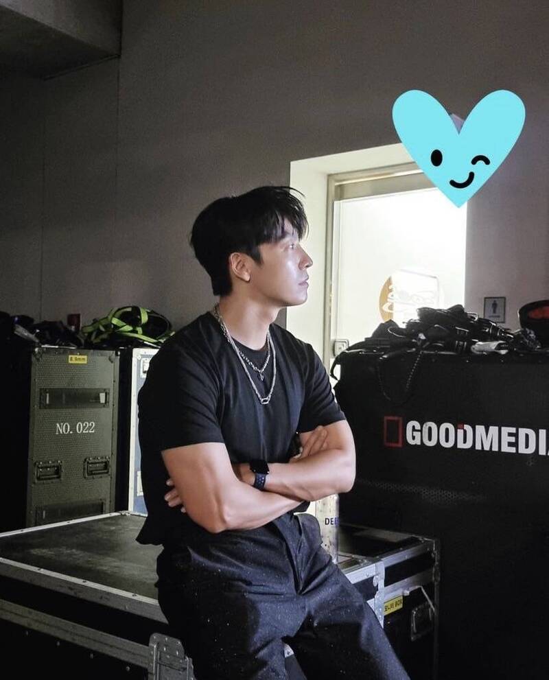 東海不時會展現壯碩肌肉。（翻攝自東海IG）