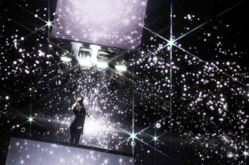 五月天「諾亞方舟10週年進化復刻限定版演唱會」，在樂天桃園棒球場登場。（相信音樂提供）