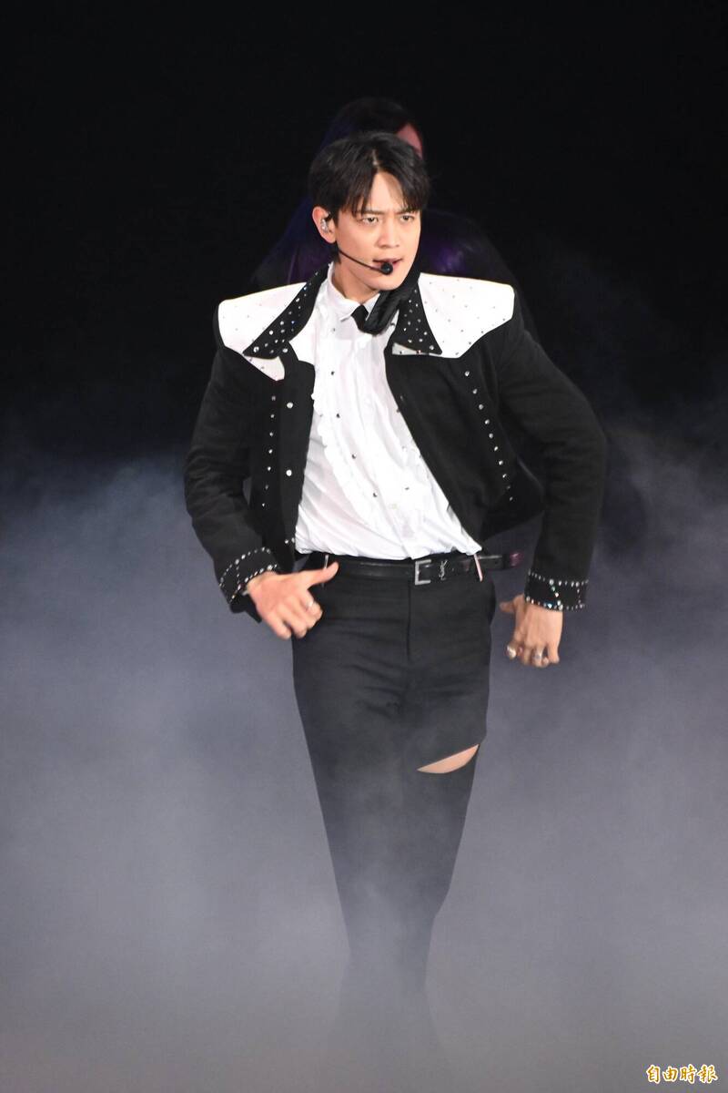 韓國人氣男團SHINee成員珉豪向「黃雨萱」表白。（記者胡舜翔攝）