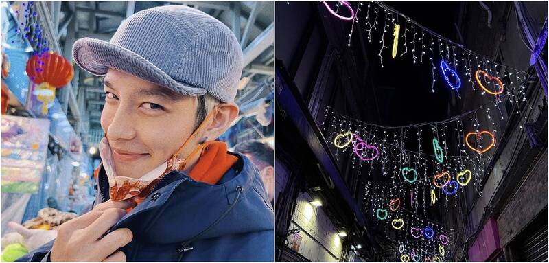 曹佑寧和王淨同天在士林夜市打卡。（翻攝IG）