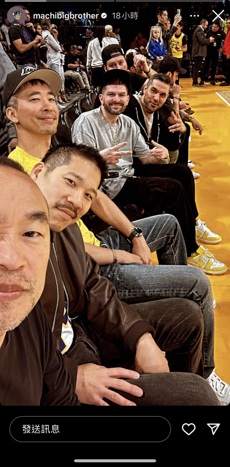 L.A.Boyz罕見合體，（左起）黃立成、林智文、黃立行。（翻攝自IG）