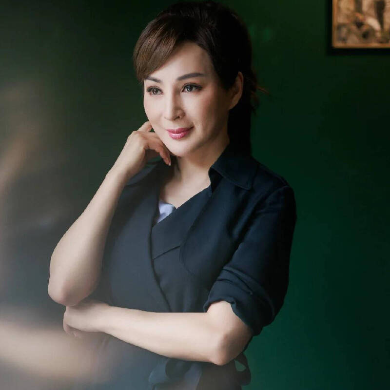 女星羅霖與張學潤是鄰居。（翻攝自臉書）