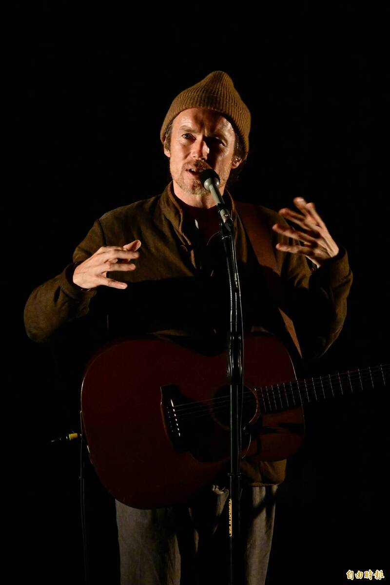 愛爾蘭情歌詩人Damien Rice演唱會(記者陳逸寬攝)