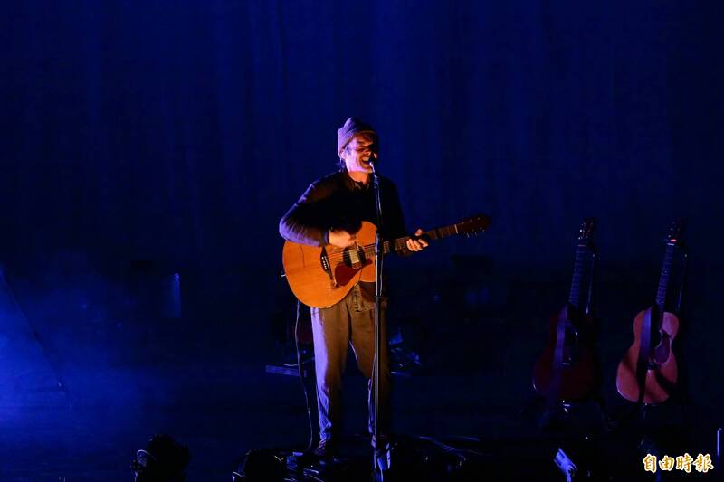 愛爾蘭情歌詩人Damien Rice演唱會(記者陳逸寬攝)
