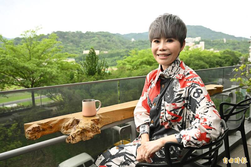 台語歌后詹雅雯露面報平安！（記者胡舜翔攝）