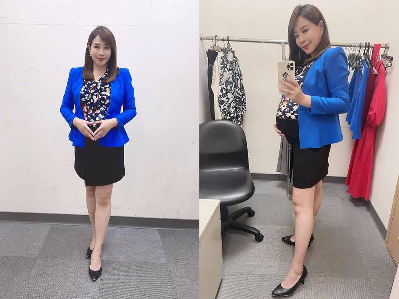 秦綾謙分享藏肚穿搭技巧。（翻攝自臉書）