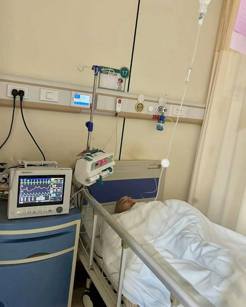 杜顏嘉發生事故，左手進行截肢手術。（翻攝自IG）