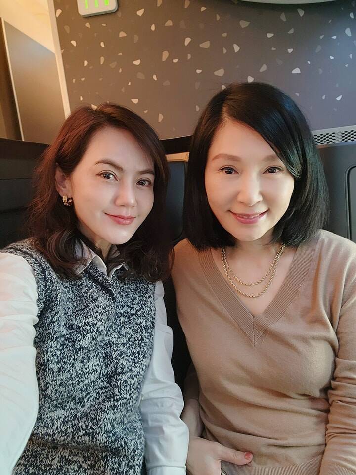 兩人相約到京都旅遊。（翻攝自簡沛恩臉書）