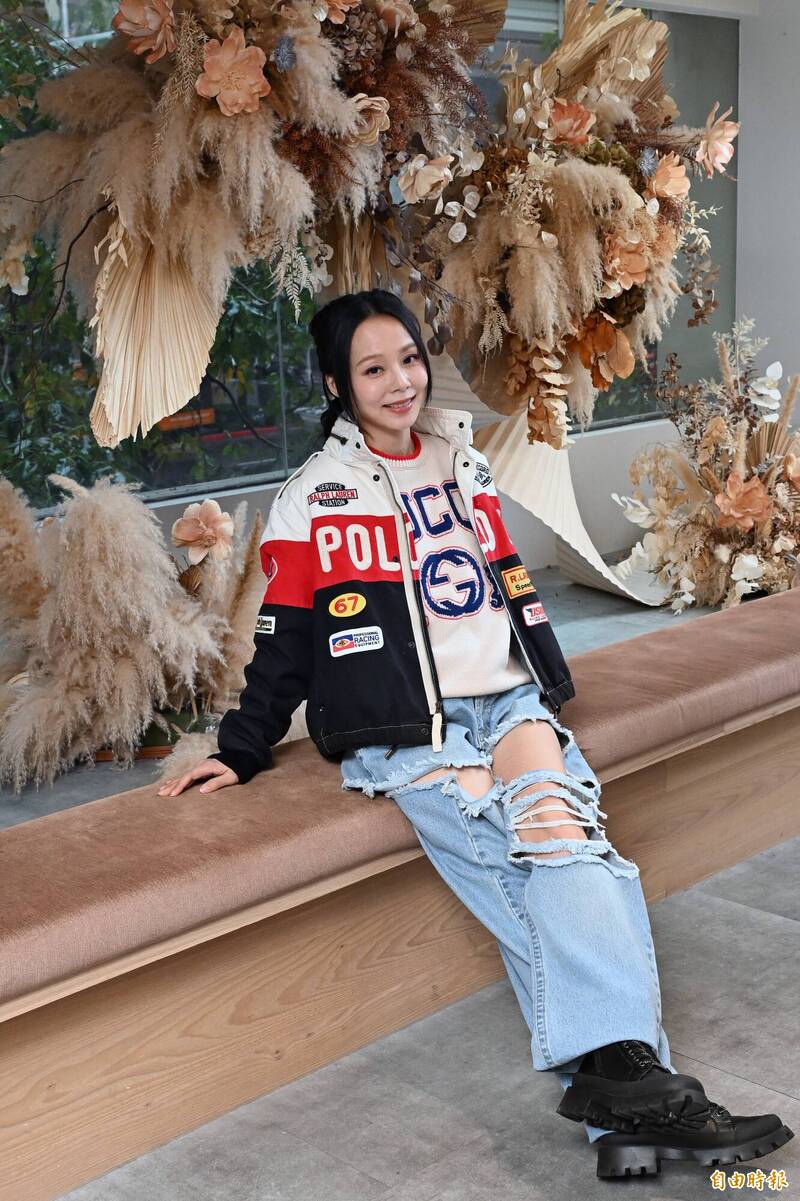 孫淑媚推出新專輯《我要閃閃爍 我要當米蟲》。（記者胡舜翔攝）