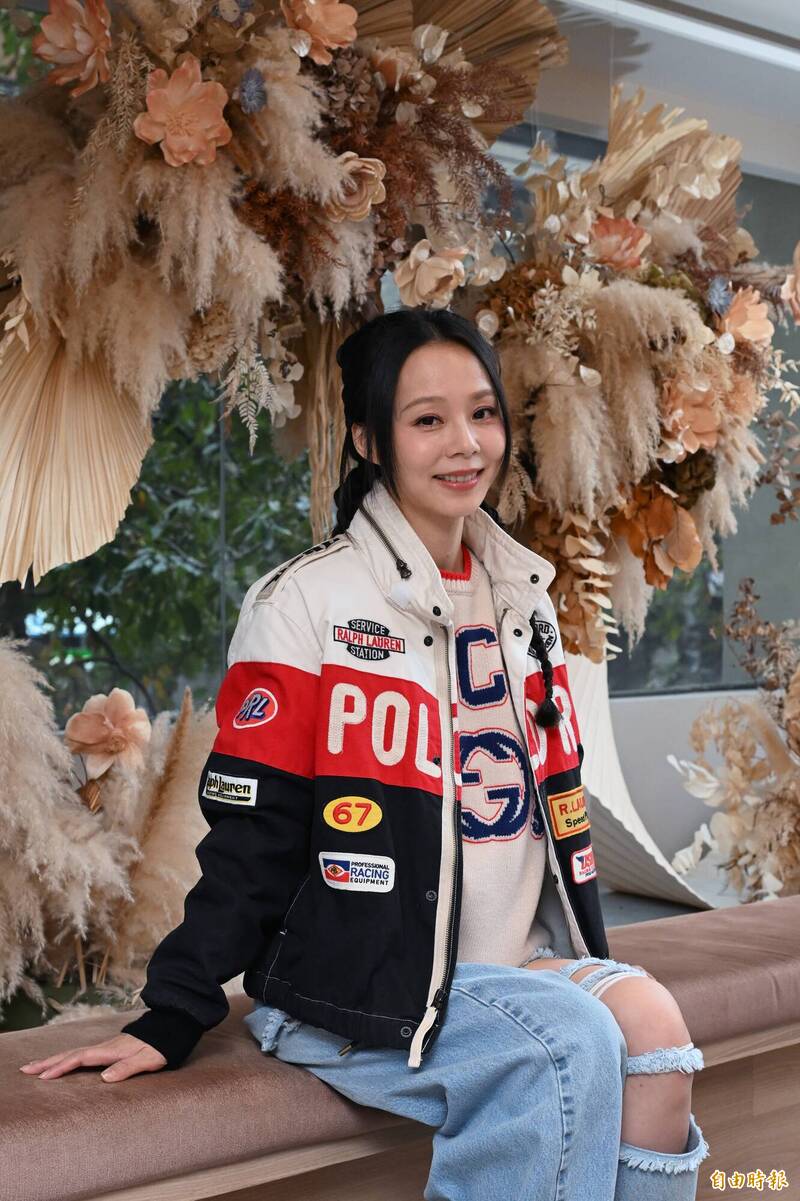 孫淑媚單身多年，對感情事不著急。（記者胡舜翔攝）