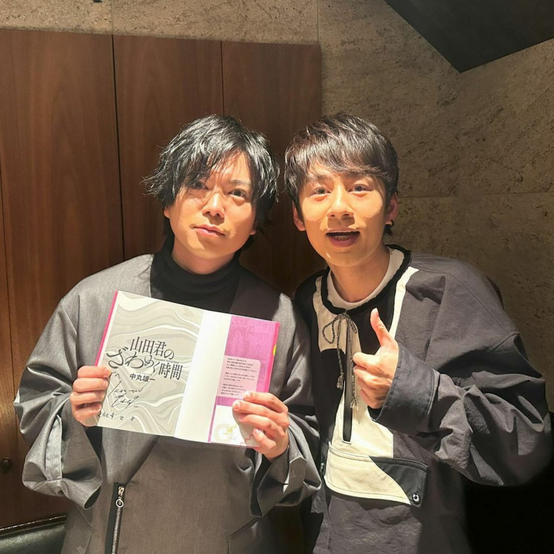 加藤成亮（左）、中丸雄一都已經成為人夫。（翻攝自IG）