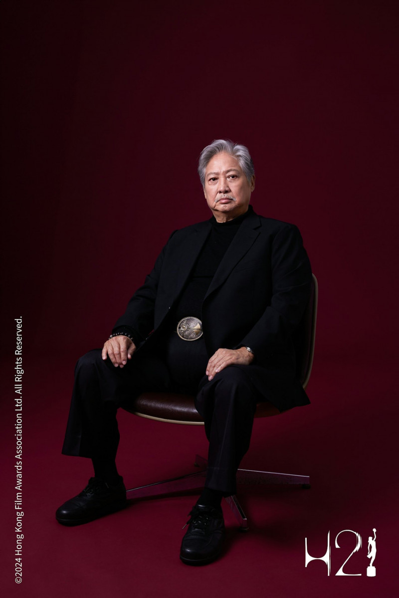 洪金寶獲頒香港電影金像獎「終身成就獎」，許願未來拿下「最佳導演獎」。（翻攝自臉書）