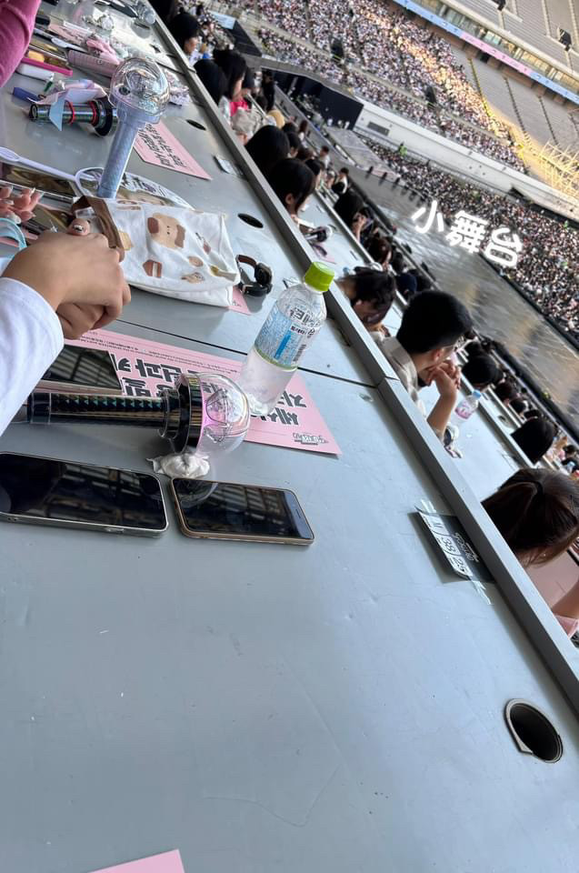 倪雅倫曝演唱會視角。（翻攝自臉書）