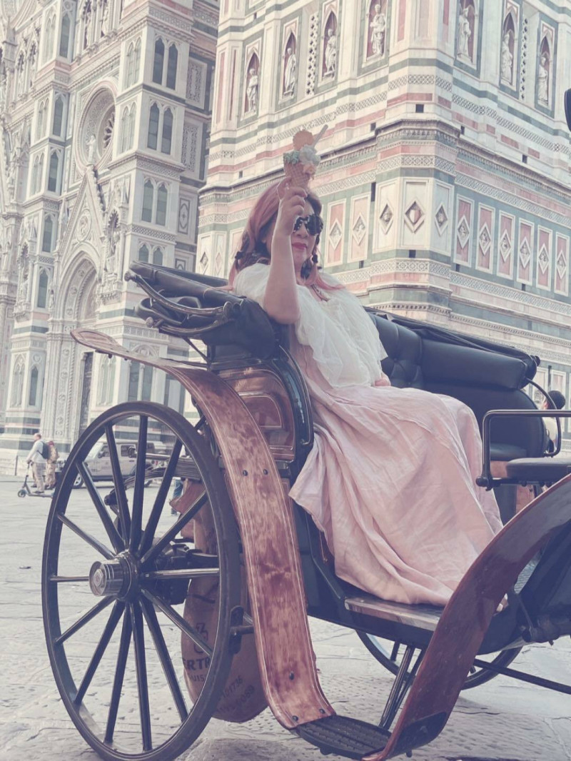 陳文茜睽違7年出國旅遊。(Yahoo TV《茜問》提供)