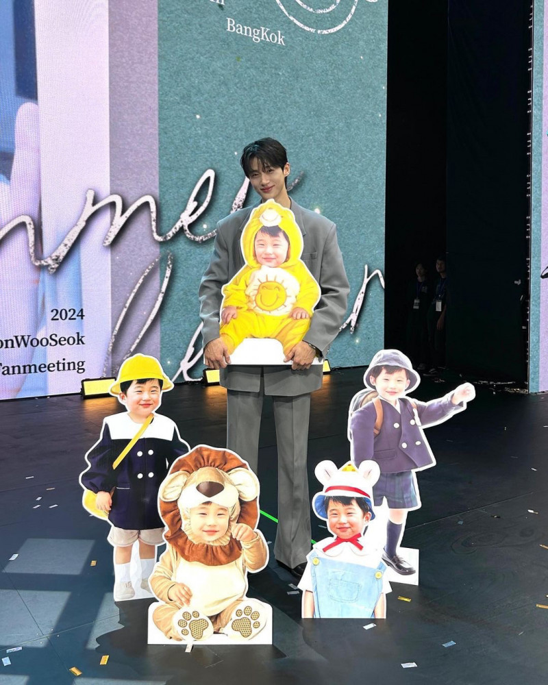 邊佑錫上週在曼谷舉辦見面會。（翻攝自IG）