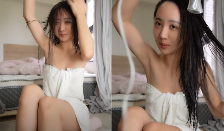 小珍奶公開自己平時生活的模樣。(翻攝自YT)