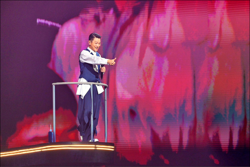 劉德華全新巡演正式啟動，霸氣告白粉絲。（台灣映藝提供）