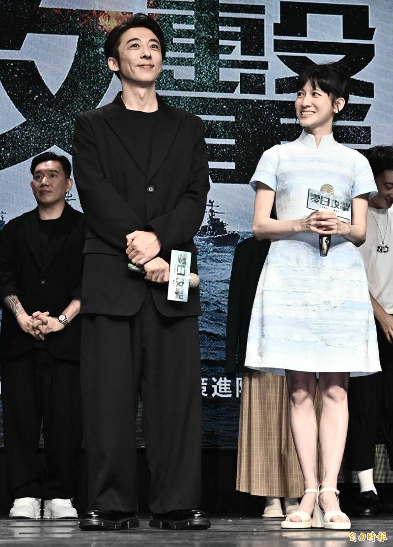 《零日攻擊ZERO DAY》發布記者會；連俞涵、高橋一生。（記者陳奕全攝）