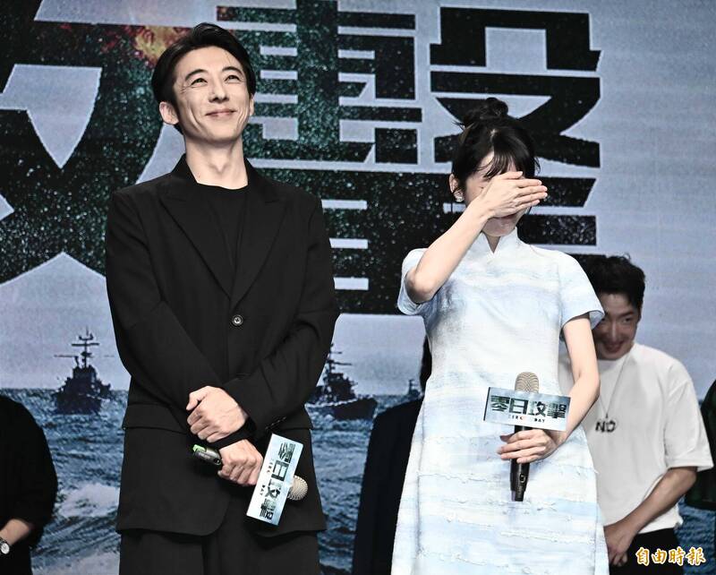 《零日攻擊ZERO DAY》發布記者會；連俞涵、高橋一生。（記者陳奕全攝）