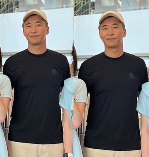 黃立行被發現頭髮班白。（翻攝自微博）