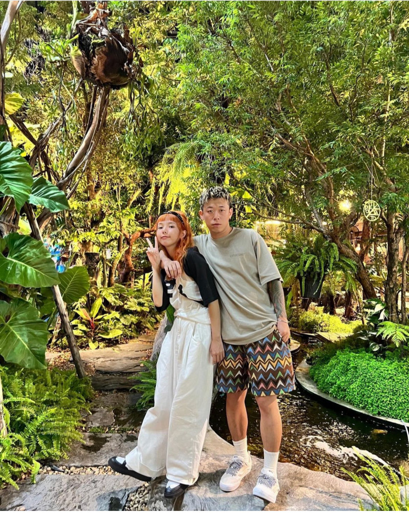 健志與Mia（翻攝自IG）