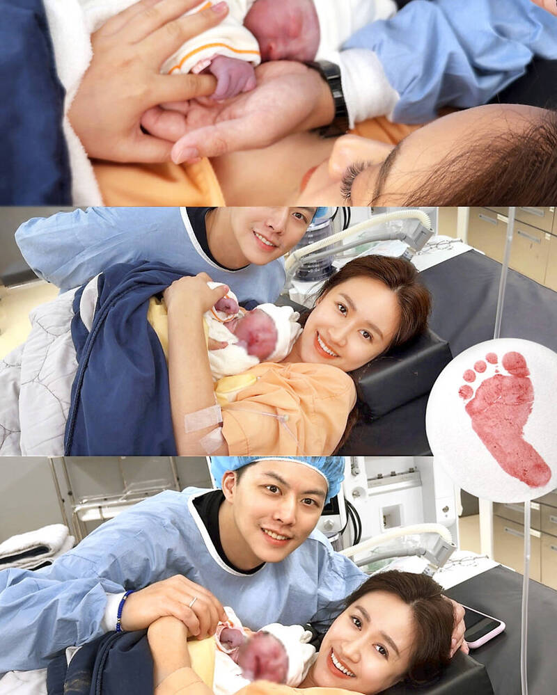吳姍儒昨產下愛女,喜迎第二胎。(翻攝自IG)
