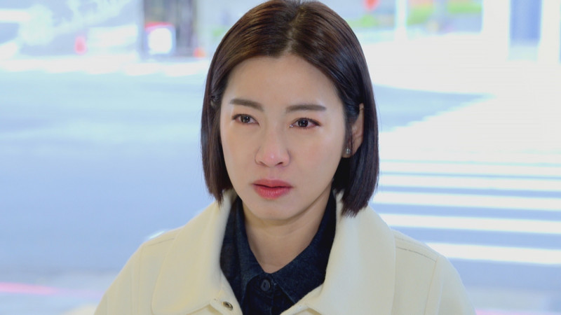 米可白在《好運來》撞見未婚夫王燦出軌。（民視提供）