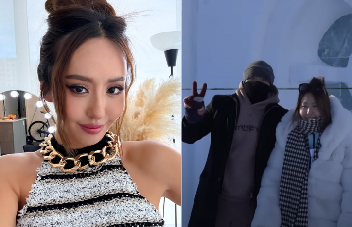 薔薔認愛帥氣男友！極光下甜蜜擁吻告白喊「老婆」 - 自由娛樂