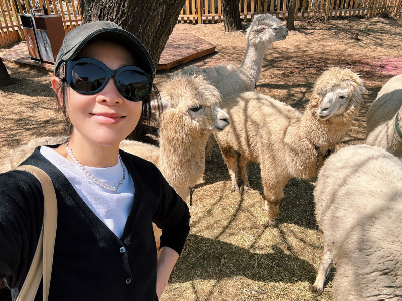 劉若英趁巡演空檔也會四處走走看看。（相信音樂提供）