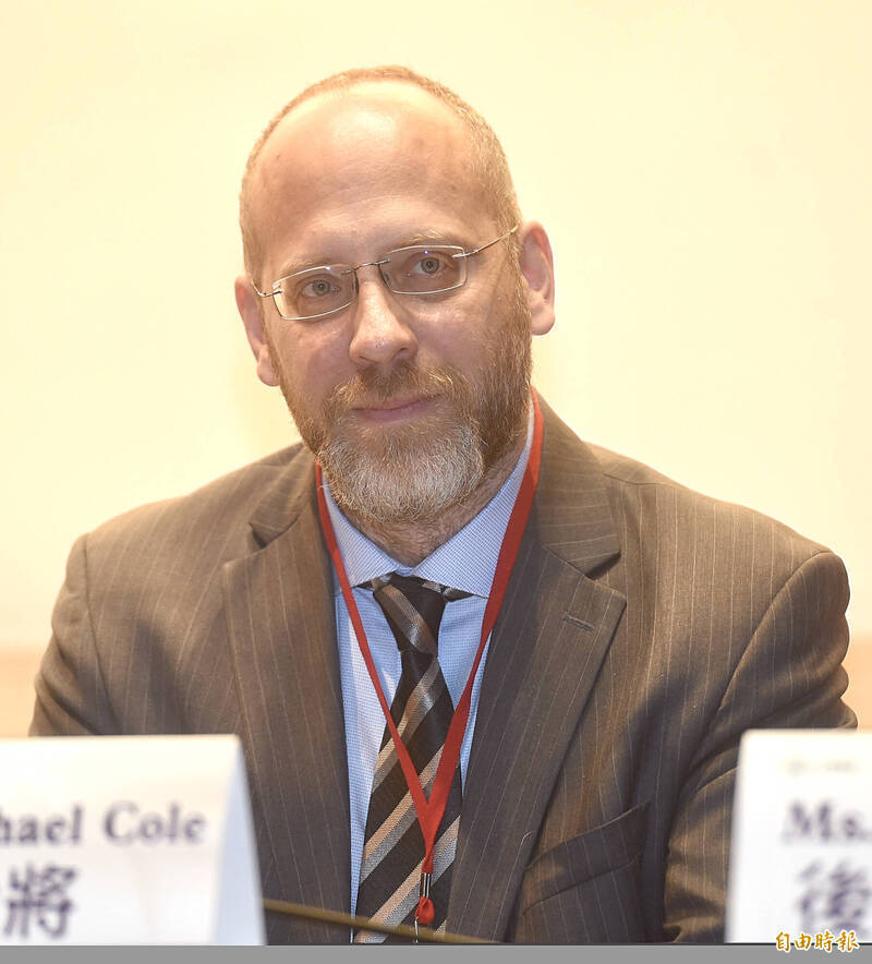 寇謐將（J. Michael Cole）。（資料照）
