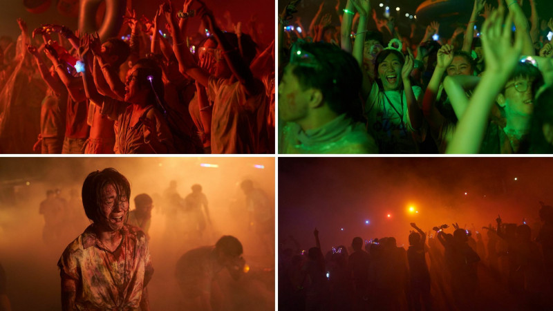 《院長爸爸》還原八仙塵場現場。（大愛電視提供）