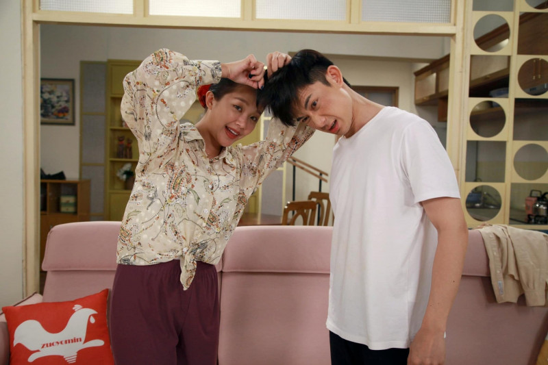 賴慧如（左）在《市井豪門》飾演曾子益的媽媽。（翻攝自臉書）