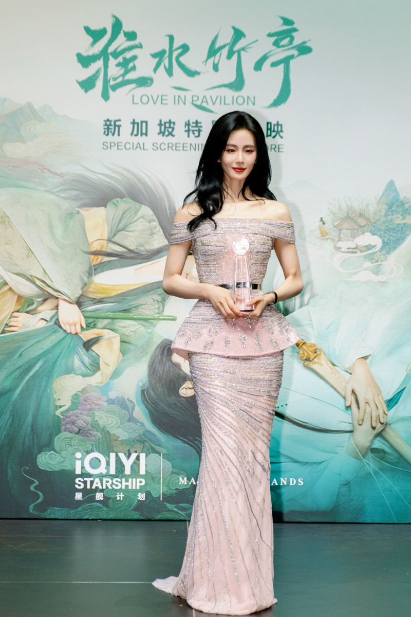 劉詩詩出席愛奇藝星艦計畫。（愛奇藝國際站提供）