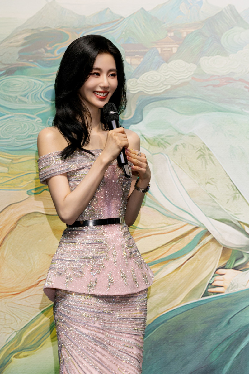 劉詩詩出席愛奇藝星艦計畫。（愛奇藝國際站提供）