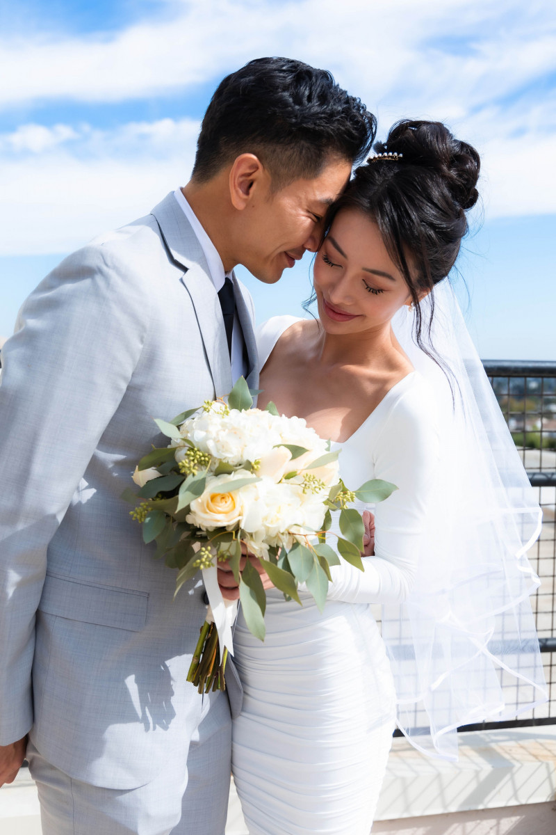 孔令奇婚紗照曝光。（孔令奇提供）