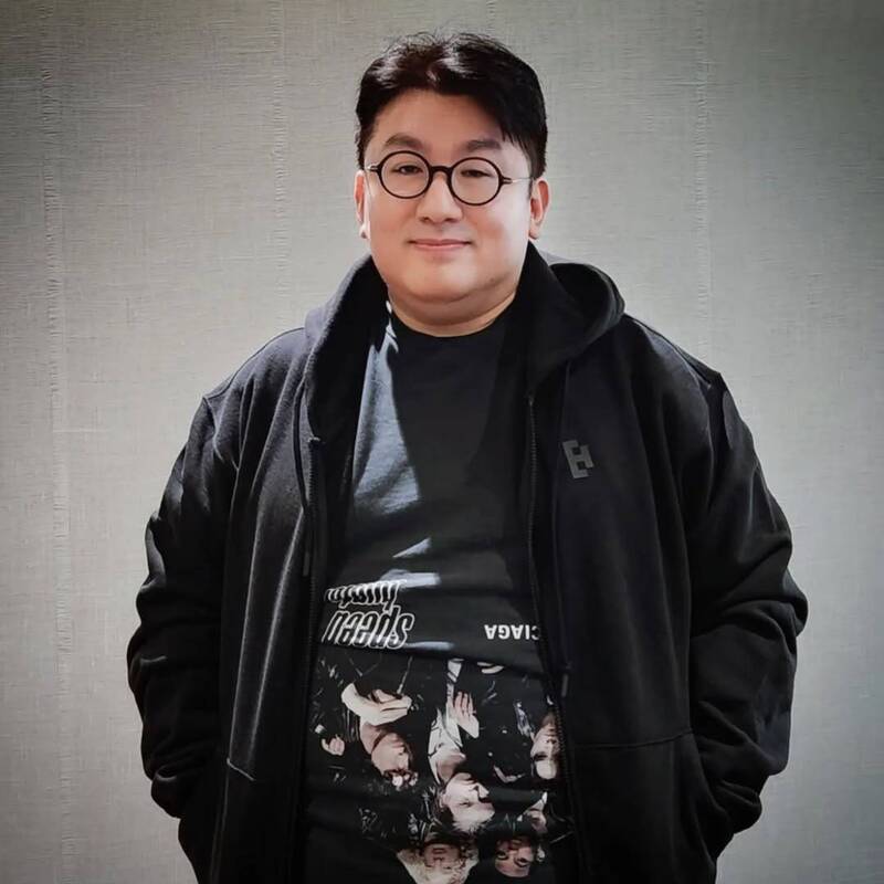 HYBE創辦人房時爀遭控涉嫌不正當交易。（翻攝IG）