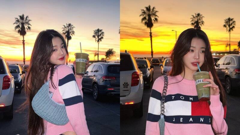 因為張員瑛指定喝「西瓜烏龍茶」意外引起一場手搖飲風波。（本報合成圖，翻攝自IG）