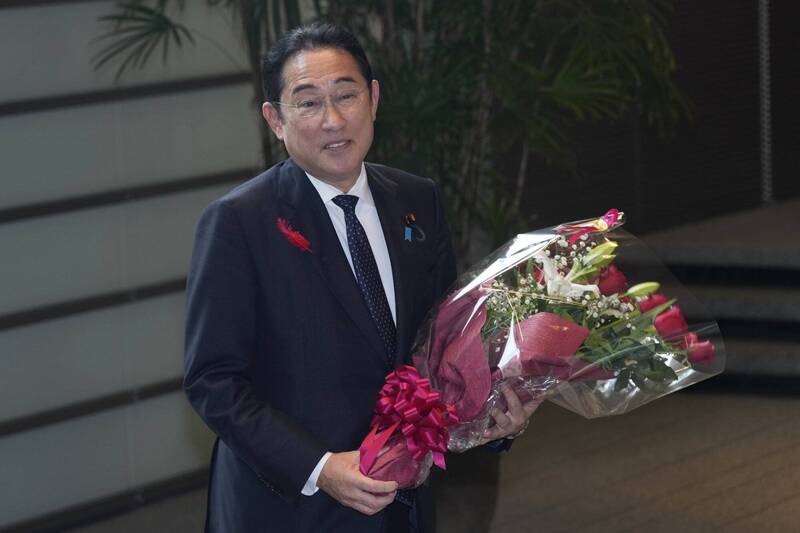 日本前首相岸田文雄，現在仍是日本眾議院議員。（美聯社）